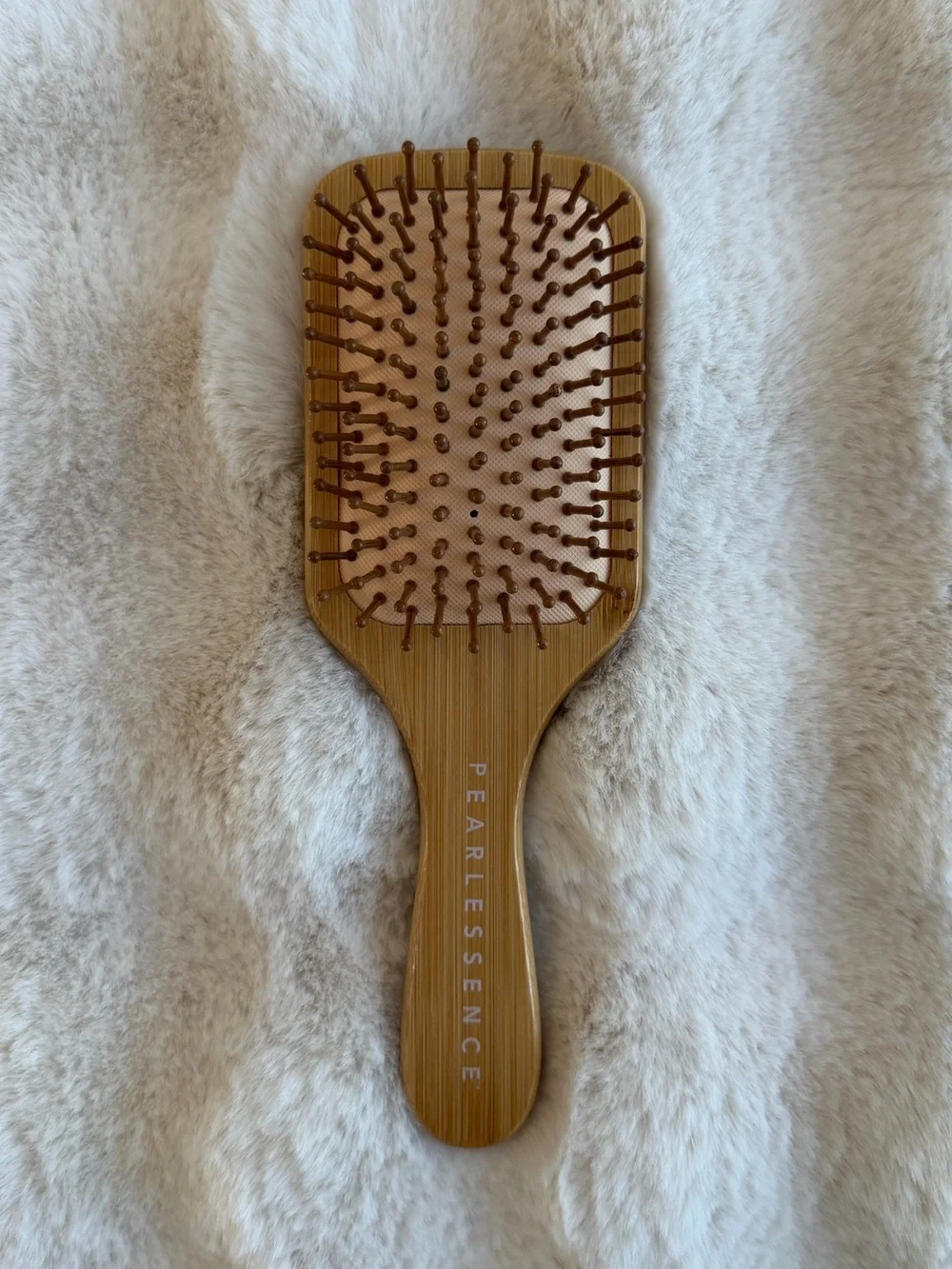 🆕 Pearlessence | Bamboo Paddle Brush with Honey Onyx.